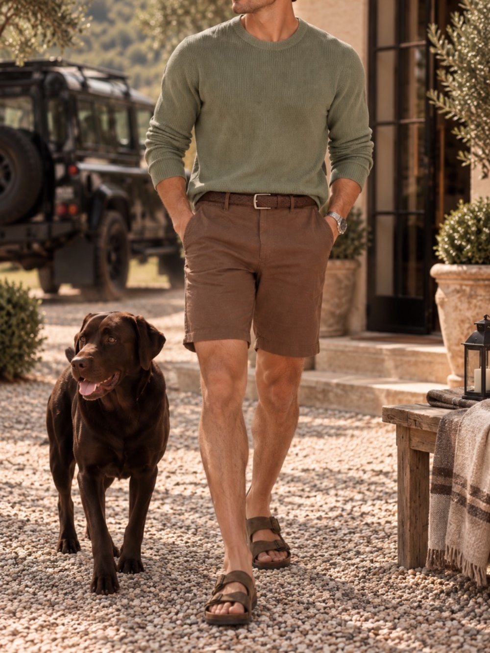 Goodfellow & Co. Men’s Brown Casual Shorts Size 36 Every Wear